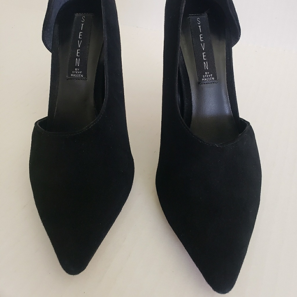 🔥TREND🔥 Steve Madden 🖤 Black Suede High Heel Pumps